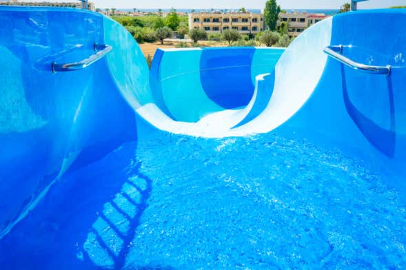 Entrada a Aqualand Bahía de Cádiz