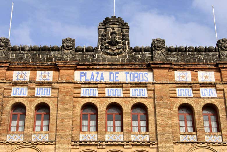 The bullring facade