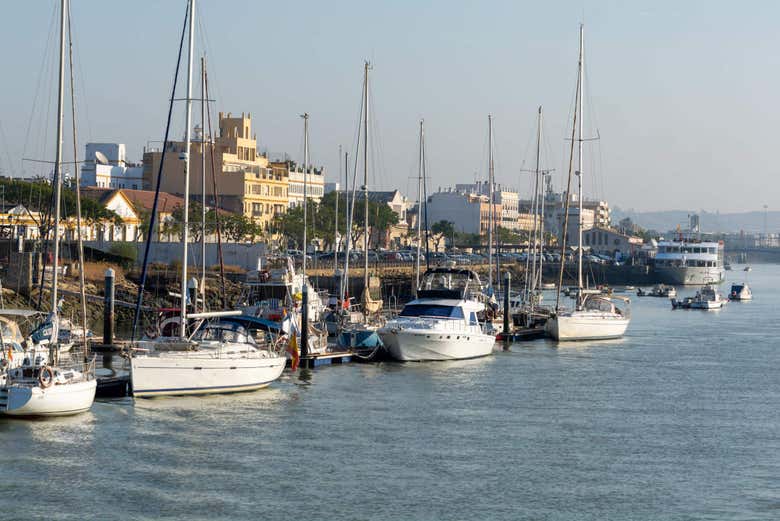 Paisagens da baía de Cádiz