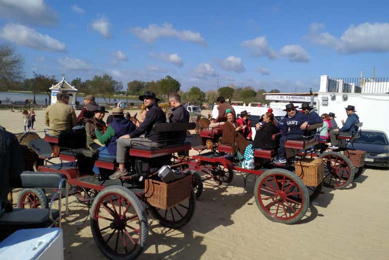 Passeio de charrete