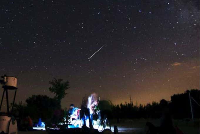 Desfrutando das estrelas