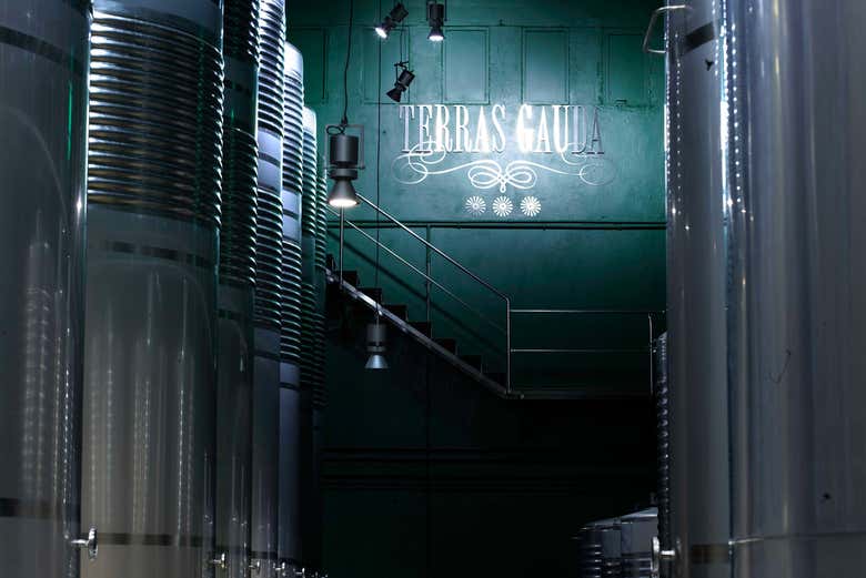 En el interior de Bodegas Terras Gauda