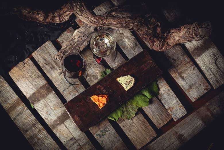 Un aperitivo nelle cantine Monje