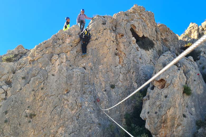 Take on challenging climbs!