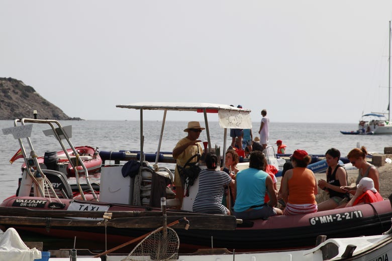 Speedboat from Es Grau to Colom Island