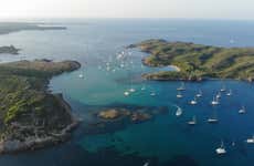 Transfer all'isola di Colom in motoscafo