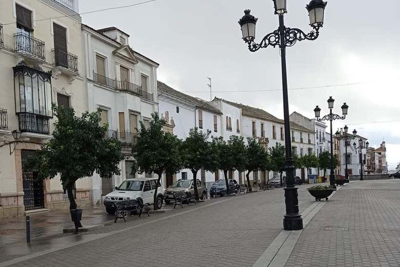 Recorriendo las calles de Espejo