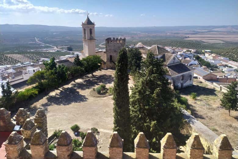 Visitando una de las torres