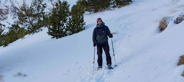 Paseo con raquetas de nieve por el Alto Pirineo