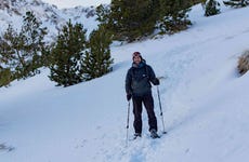 Paseo con raquetas de nieve por el Alto Pirineo