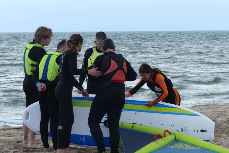 Learn to windsurf in L'Estartit