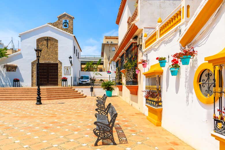 Maisons typiques du centre-ville d'Estepona