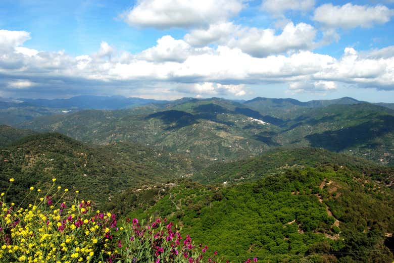 Panorâmica da Sierra Bermeja