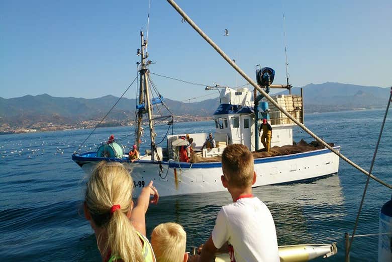 Paseando en barco