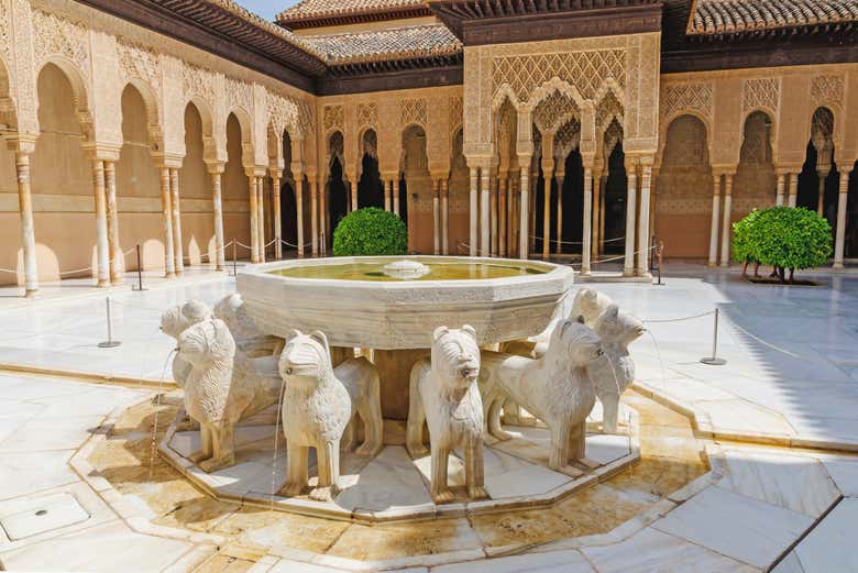 Patio of the Lions of the Alhambra
