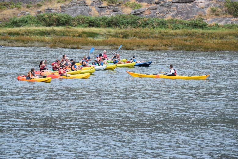 Avventura in kayak sul fiume Ézaro