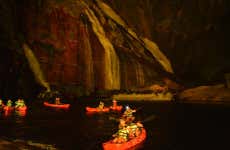 Tour noturno de caiaque pela cascata de Ézaro