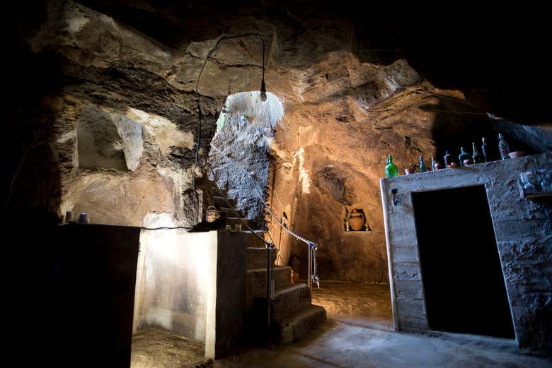 Una de las bodegas subterráneas de Fermoselle