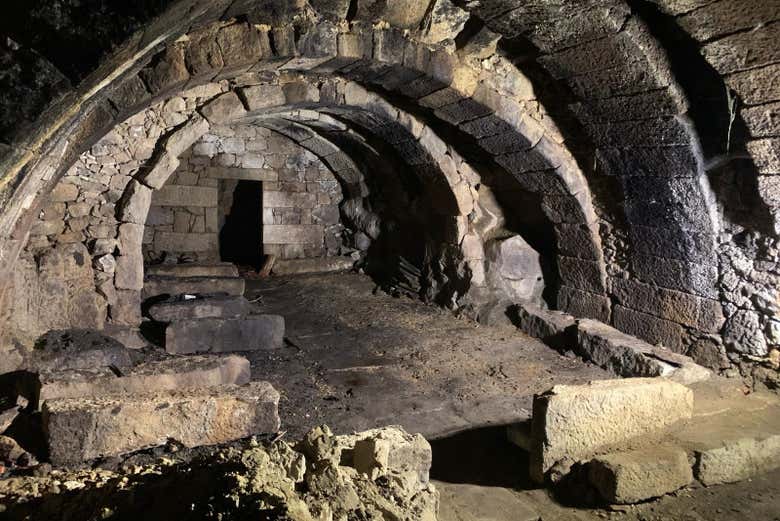 Uma das adegas subterrâneas de Fermoselle