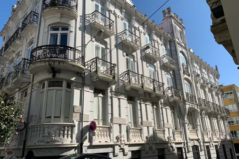 Edificio modernista del barrio de la Magdalena