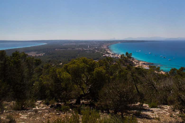 Vista de Formentera