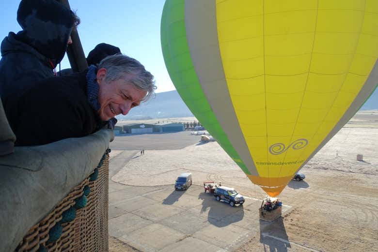Vol en montgolfière au-dessus de la Cerdagne