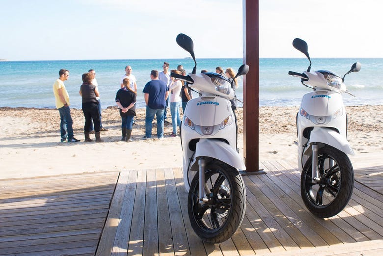 Renting a scooter in Formentera