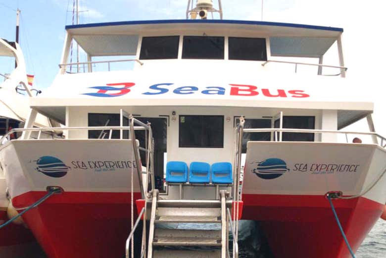 Barco da excursão