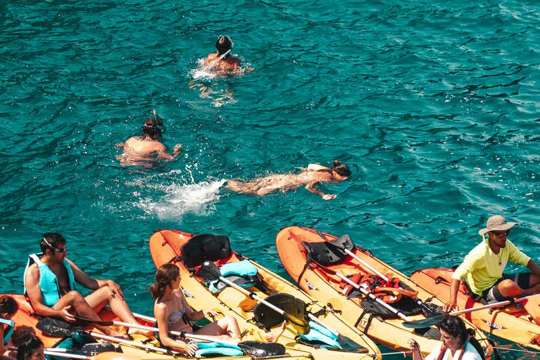 Kayaking in Formentera