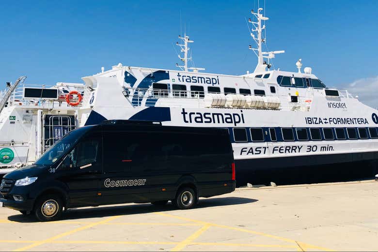 Il traghetto con cui raggiungerete Formentera
