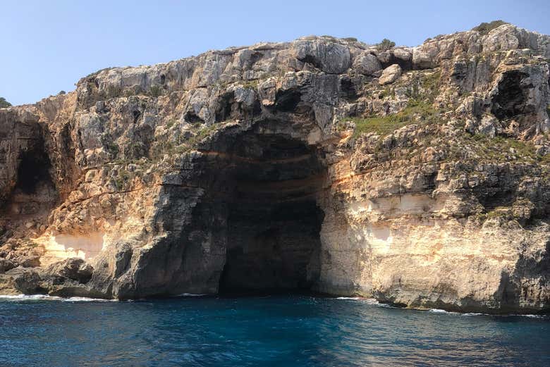 Una delle tante grotte che vedremo