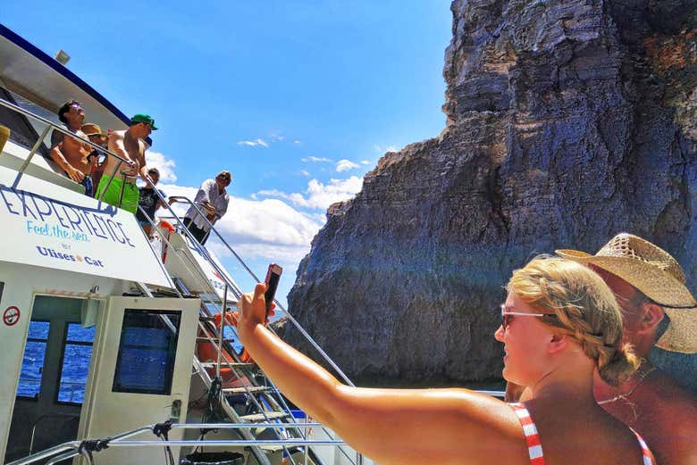 Selfie durante a excursão