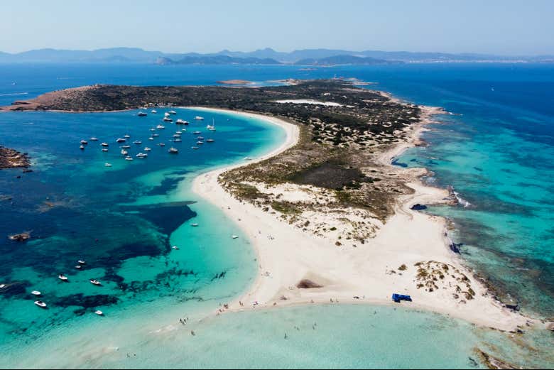 Ses Illetes, uno de los paraísos de Formentera