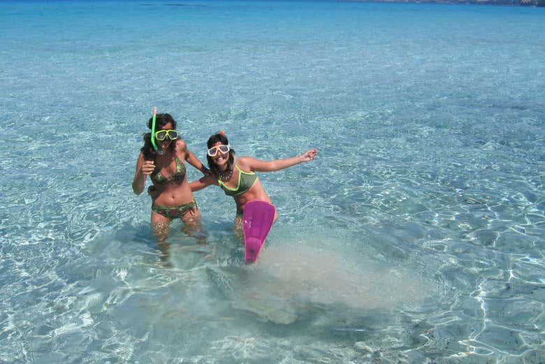 Eau cristalline de Formentera