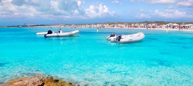 Paseo en lancha con snorkel por Formentera