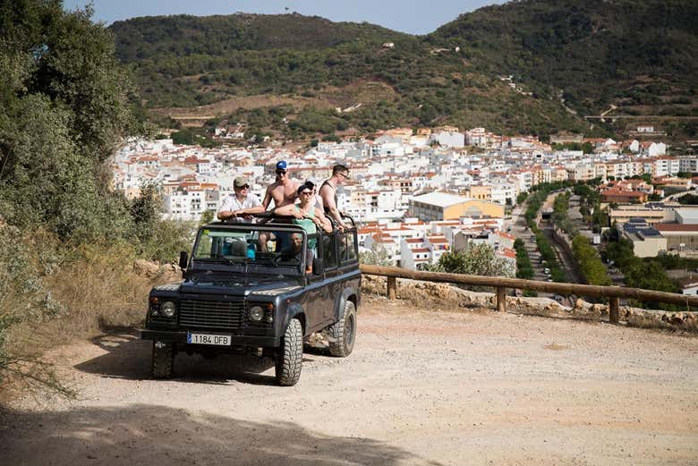 Desfrutando do tour por Menorca