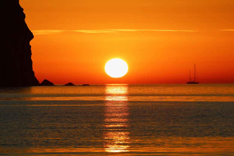 Menorca at sunset