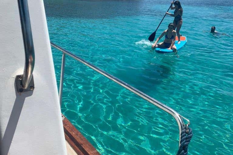 Haciendo paddle surf