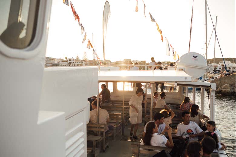 Vue panoramique du bateau