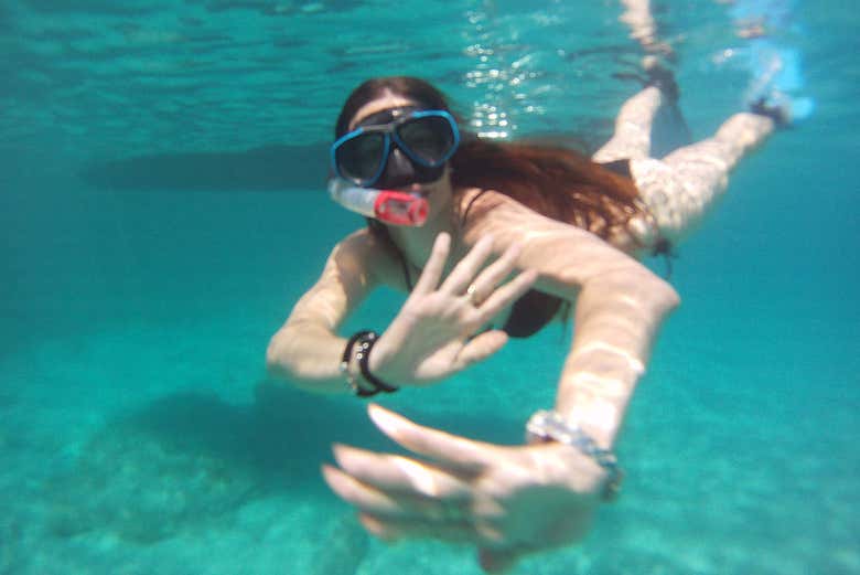 Snorkel na Reserva Marinha do Norte de Menorca
