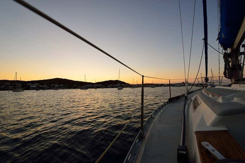 Fornells bay