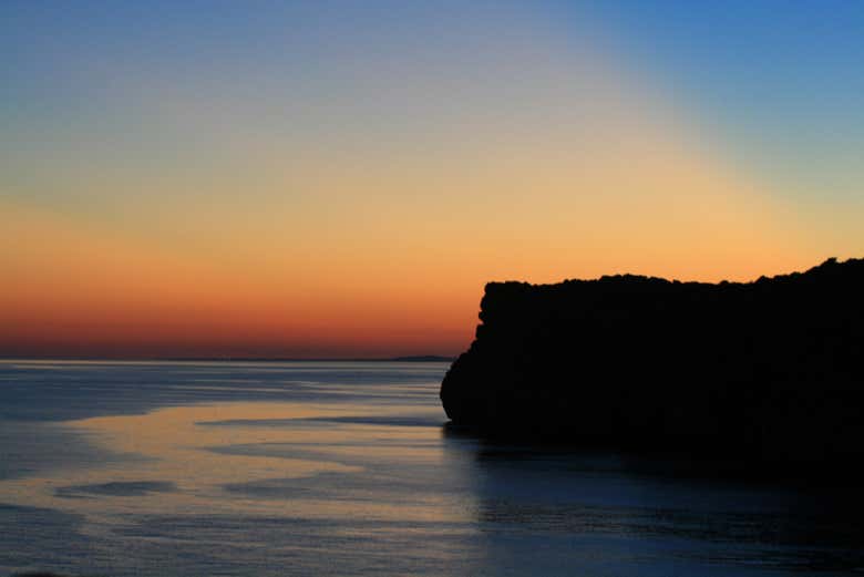 Contemplando el atardecer 