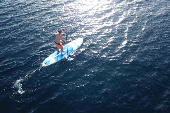 Paddle surf em Fornells