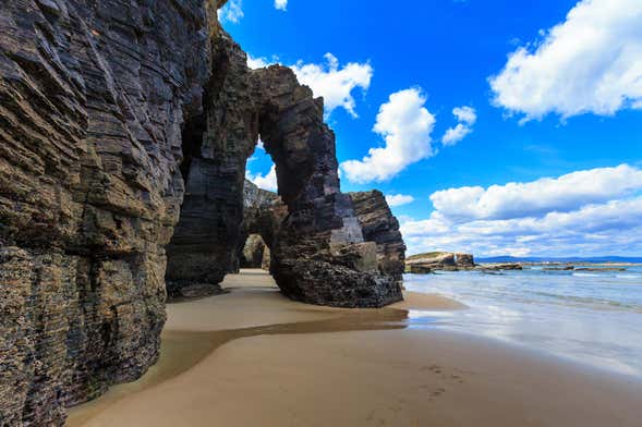 Balade en bateau à la plage Las Catedrales et Rinlo