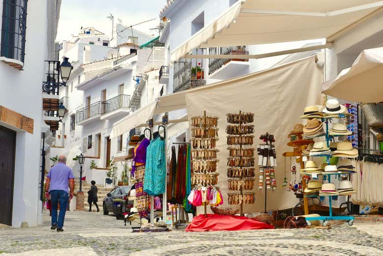 Las ventas por las calles de Frigiliana