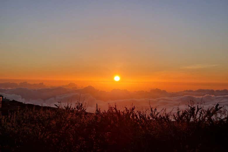 Regardez le soleil se coucher depuis le Roque de los Muchachos