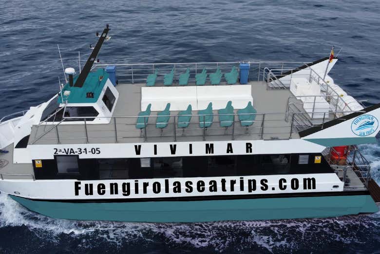 Le bateau avec lequel vous partirez à la recherche des dauphins