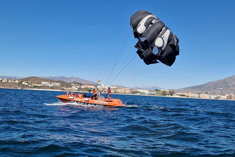 Acelerando a embarcação