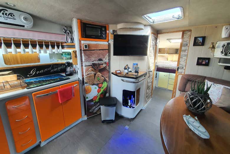 Cozinha do iate privado em Fuengirola