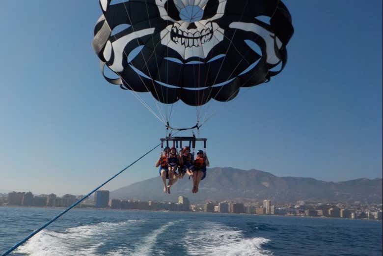 Contemplando a costa de Fuengirola das alturas